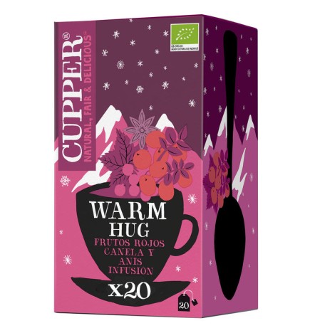 Infusión Winter Warm Hug Bio, 20 Bolsas Cupper