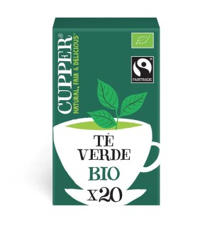 Té Verde Bio, 20 Bolsas Cupper