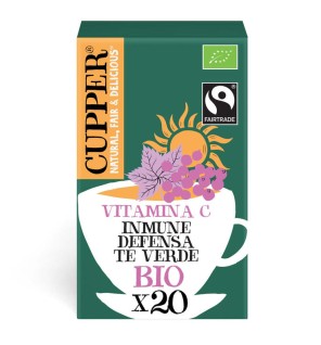 Té Verde Inmune Bio, 20 Bolsas Cupper