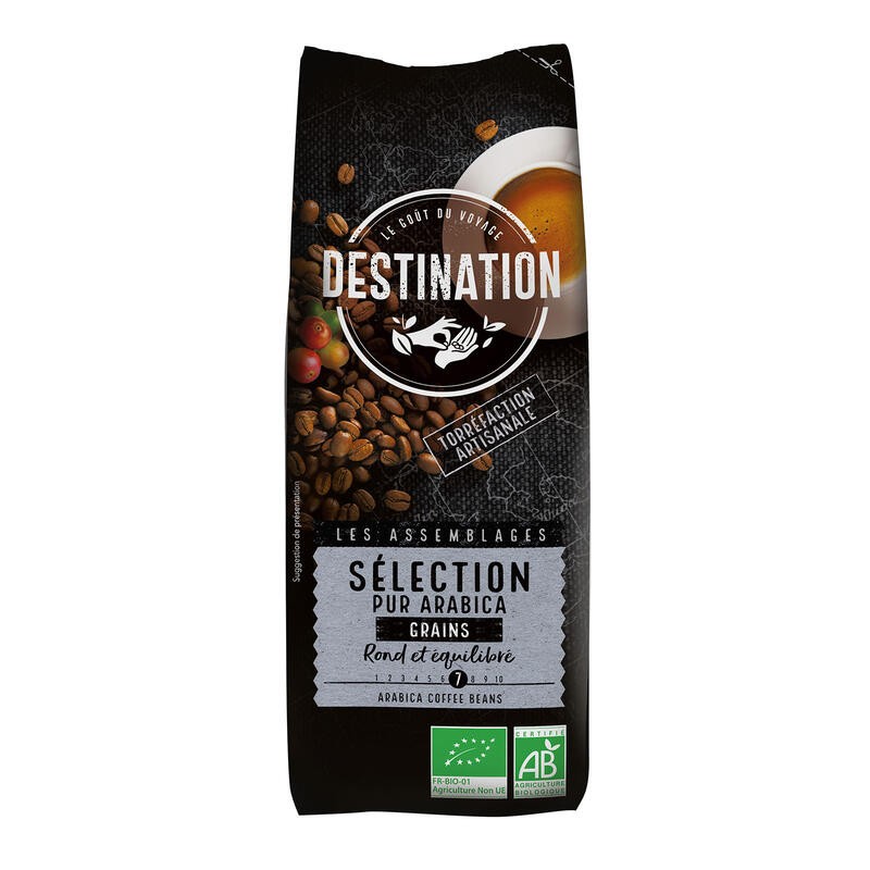 Café En Grano Selección 100% Arábica Bio, 250 G Destination Café En Grano Selección 100% Arábica Bio, 250 G Destination