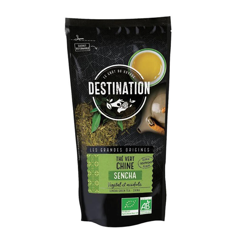 Té Verde Sencha Chino Bio, 80 G Destination