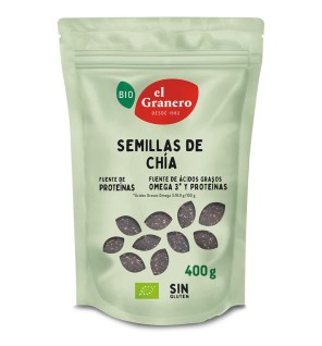Semillas De Chía Bio, 400 G El Granero Integral
