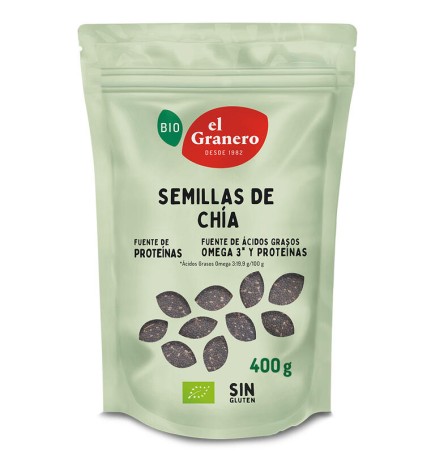 Semillas De Chía Bio, 400 G El Granero Integral