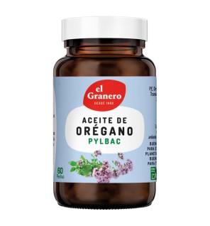 Aceite De Orégano Español (Pylbac), 60 Per. 700 Mg El Granero Integral