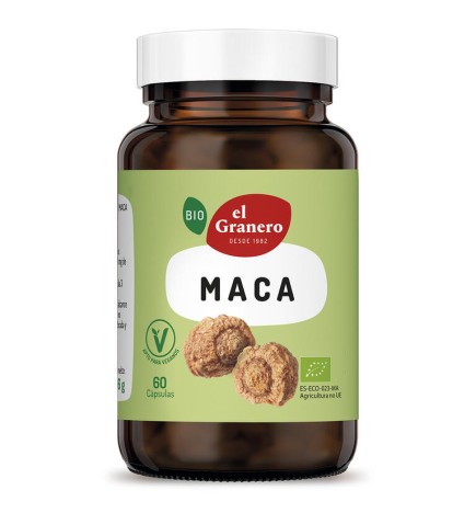Maca Bio, 60 Cáp. 560 Mg El Granero Integral