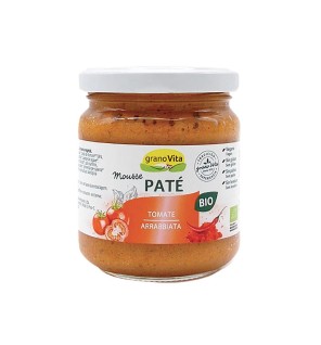 Paté Mousse De Tomate Arrabiata Bio, 175 G Granovita