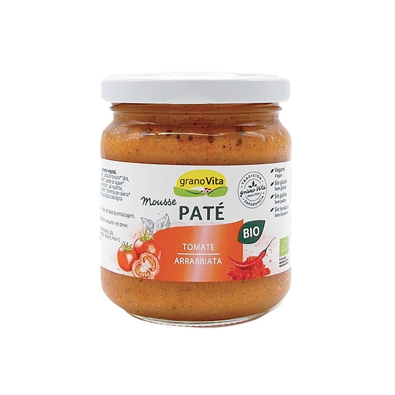 Paté Mousse De Tomate Arrabiata Bio, 175 G Granovita Paté Mousse De Tomate Arrabiata Bio, 175 G Granovita