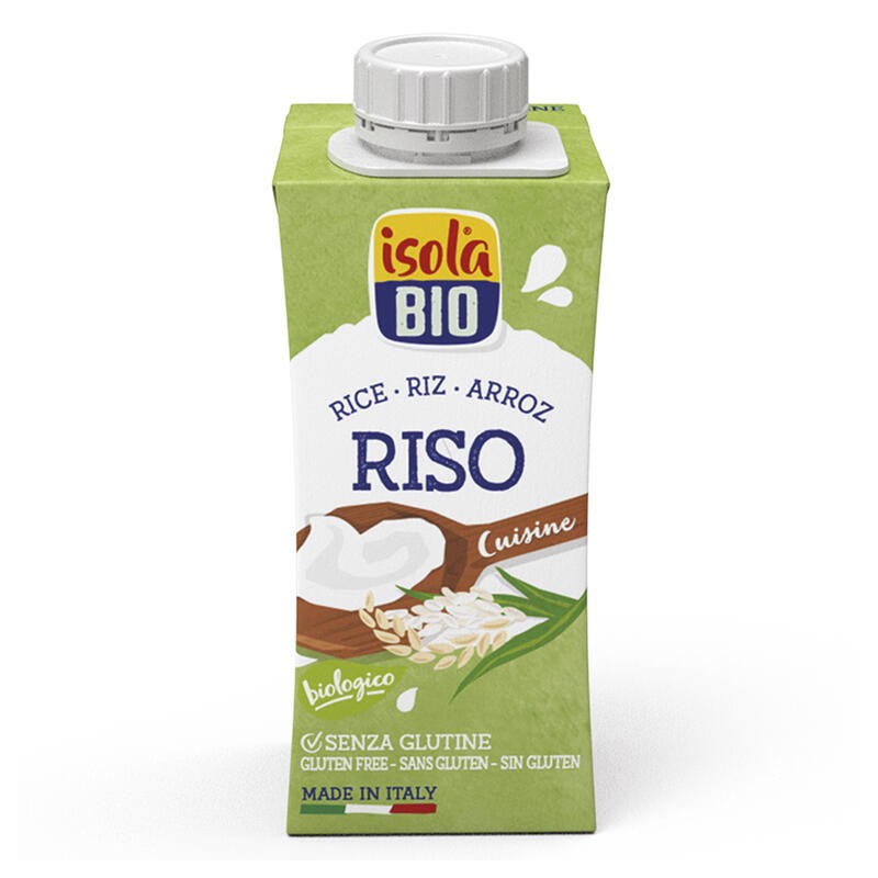 Crema Para Cocinar De Arroz Bio, 200 Ml Isola Bio