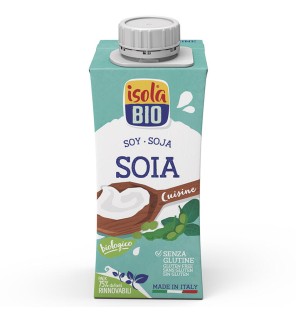 Crema Para Cocinar De Soja Bio, 200 Ml Isola Bio