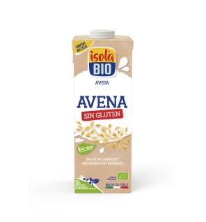 Caja de 6 de Bebida Vegetal De Avena Sin Gluten Bio, 1L Isola Bio