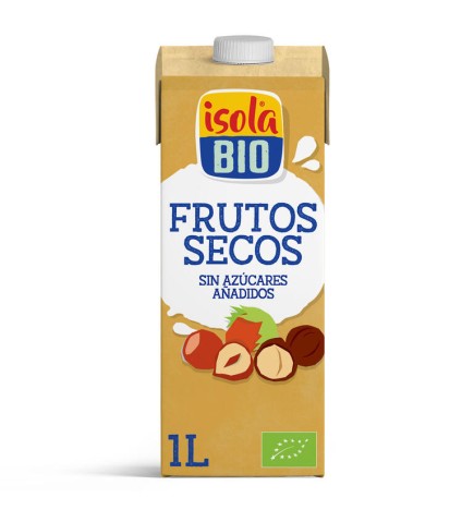 Caja de 6 de Bebida Vegetal De Frutos Secos Bio, 1L Isola Bio