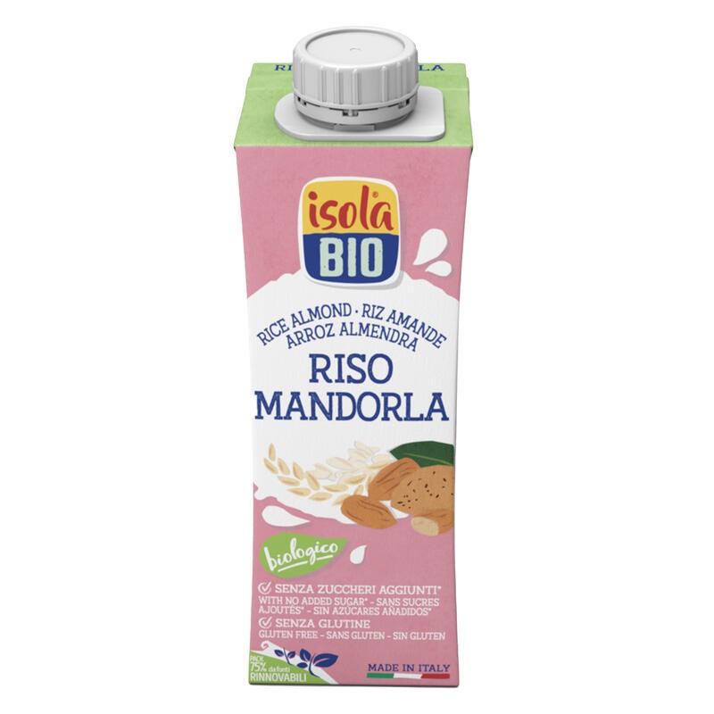 Bebida Vegetal Mini De Arroz Y Almendras Bio, 250 Ml Isola Bio Bebida Vegetal Mini De Arroz Y Almendras Bio, 250 Ml Isola Bio