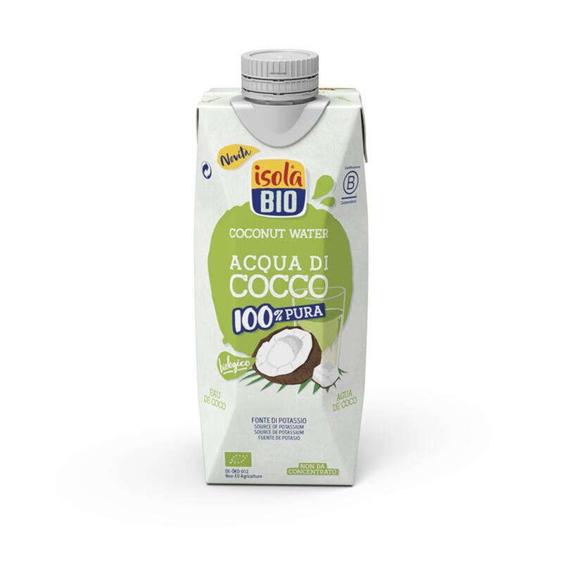 Agua De Coco Bio, 500 Ml Isola Bio Agua De Coco Bio, 500 Ml Isola Bio