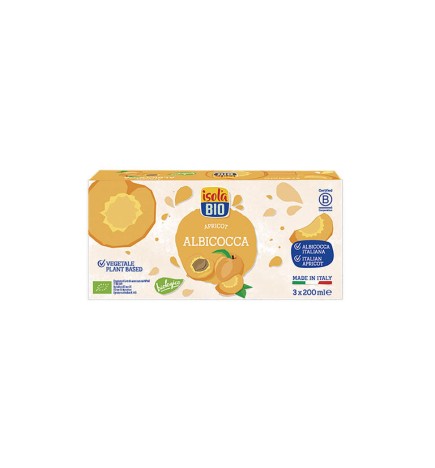 Zumo De Albaricoque Bio, Pack 3X200 Ml Isola Bio