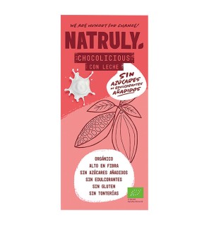 Tableta Chocolate Con Leche Bio, 85 G Natruly