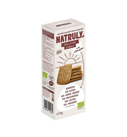 Galletas Cookies Canela Bio, 125 G Natruly