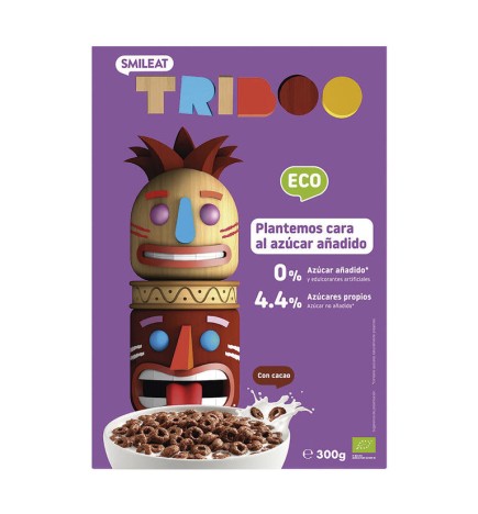 Cereales De Desayuno Con Chocolate Bio, 300 G Smileat
