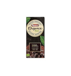 Chocolate Negro 100%  Bio, 100 G Torras