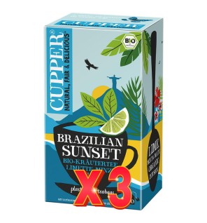 Pack de 3 unidades Infusión Brazil Bio, 20 Bolsas Cupper