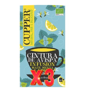 Pack de 3 unidades Infusión Cintura De Avispa Bio, 20 Bolsas Cupper