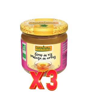 Pack de 3 unidades Sirope De Arroz Bio, 460 G Danival