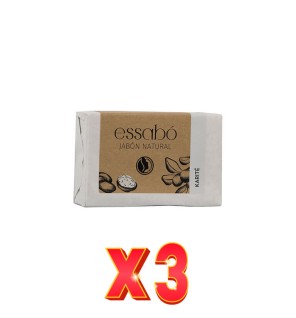 Pack de 3 unidades Jabón Natural Karité Essabo, 100 G Essabo