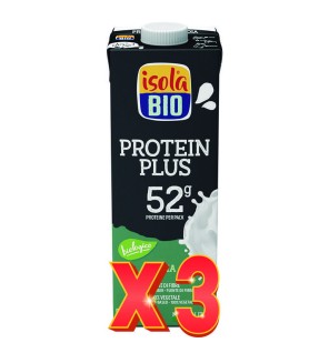 Pack de 3 unidades Bebida Vegetal Protein Plus Bio, 1L Isola Bio