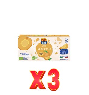 Pack de 3 unidades Zumo De Albaricoque Bio, Pack 3X200 Ml Isola Bio