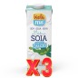Pack de 3 unidades Bebida Vegetal De Soja Con Calcio, 1L Isola Plus Pack de 3 unidades Bebida Vegetal De Soja Con Calcio, 1L Isola Plus
