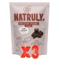 Pack de 3 unidades Proteína Vegana Cacao Bio, 350 G Natruly
