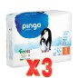 Pack de 3 unidades Pañales T3 4-9 Kg 44 Unidades Pingo