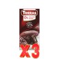 Pack de 3 unidades Chocolate Negro 72% Cacao Sin Azúcar 75 G Torras