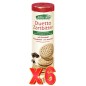 Pack 6 unidades Galletas Rellenas De Chocolate Negro Bio, 330 G Allos