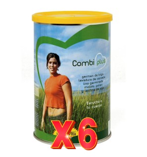 Pack 6 unidades Combi Plus Con Lino Germinado Molido, 450 G Granovita