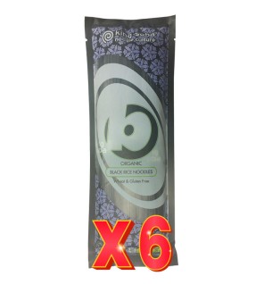 Pack 6 unidades Pasta De Arroz Negro Sin Gluten Bio, 250 G King Soba