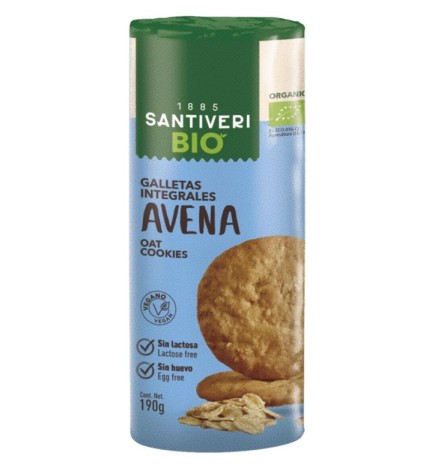 Galletas Digestive Avena 190 Gramos Bio Santiveri
