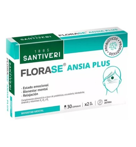 Florase Ansia 40 Cápsulas Santiveri