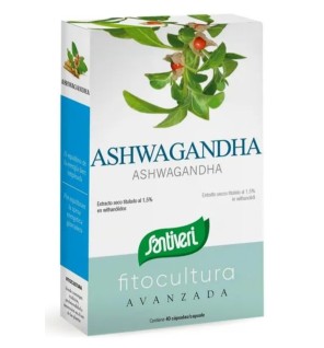 Ashwagandha 40 Cápsulas Santiveri