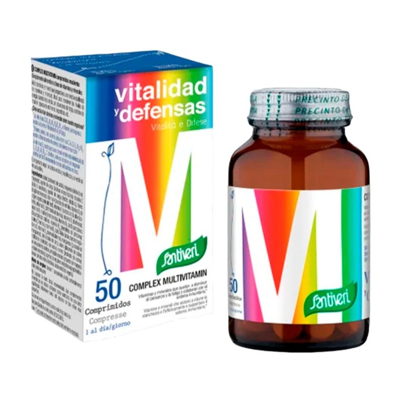 Vitaminas Complex Multivit 50 Cápsulas Santiveri
