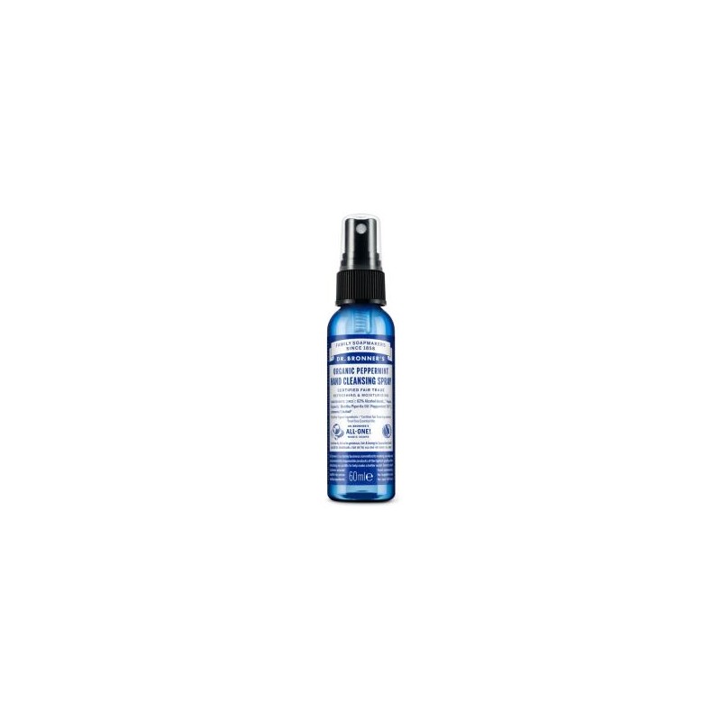 Higienizante De Manos Menta Spray 60 Ml Dr. Bronner´S