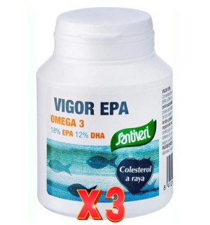 Pack de 3 unidades Vigor Epa 120 Perlas Santiveri