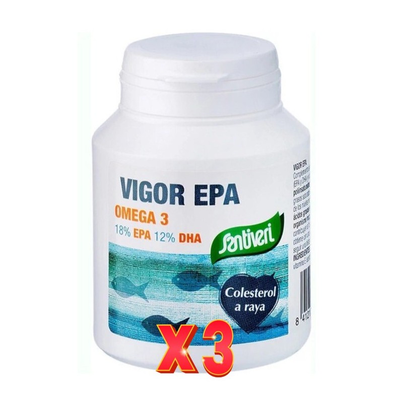 Pack de 3 unidades Vigor Epa 120 Perlas Santiveri Pack de 3 unidades Vigor Epa 120 Perlas Santiveri