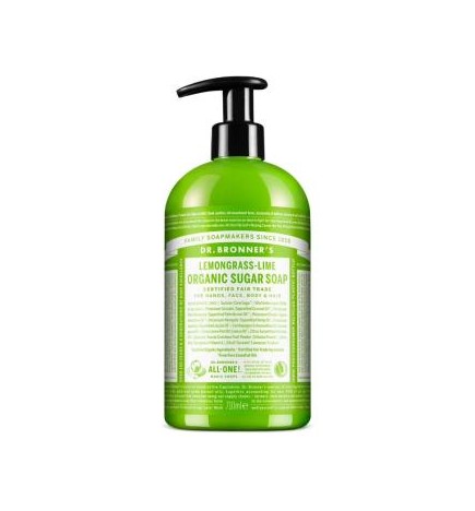 Jabon De Azucar Lemongrass-Lima 710 Ml Dr. Bronner´S