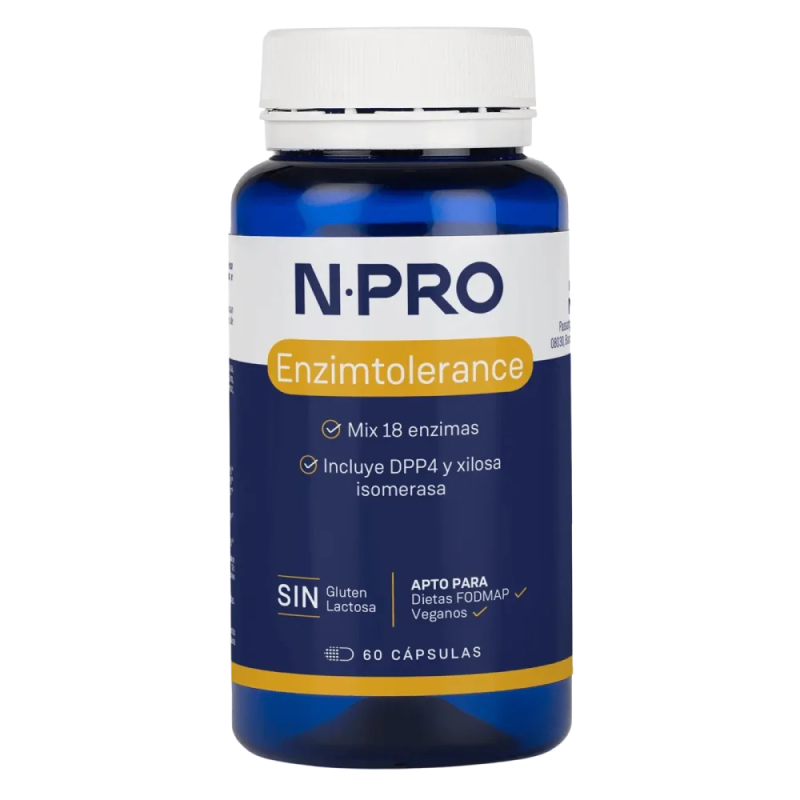 Npro Enzimtolerance 60 Cápsulas Npro Npro Enzimtolerance 60 Cápsulas Npro
