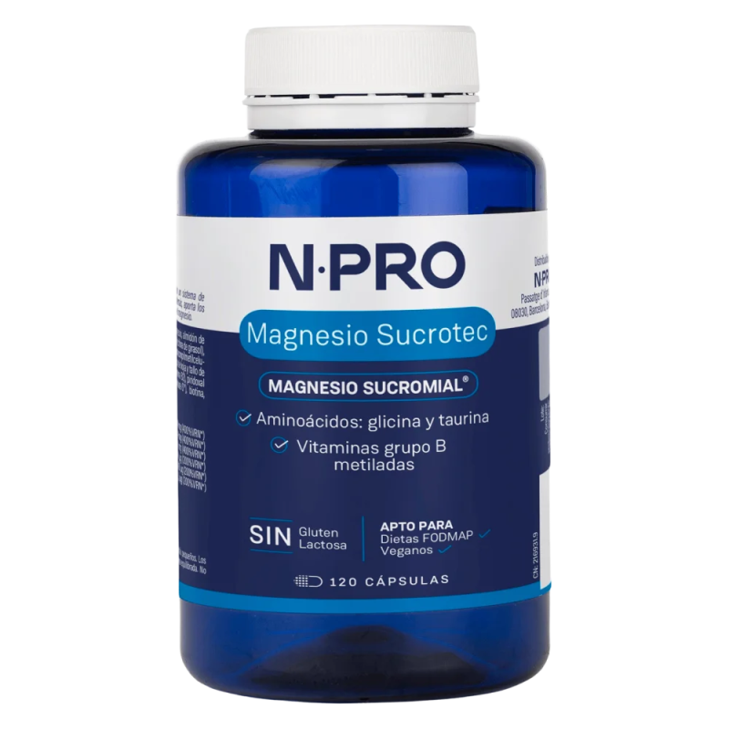 NPro Magnesio Sucrotec 120 Cápsulas NPro NPro Magnesio Sucrotec 120 Cápsulas NPro