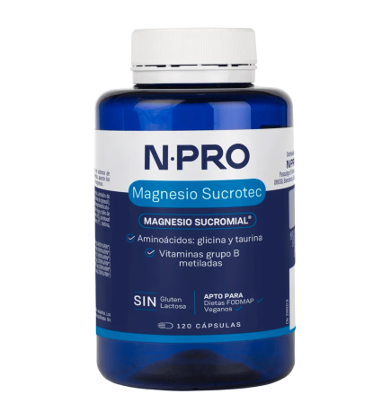 NPro Magnesio Sucrotec 120 Cápsulas NPro