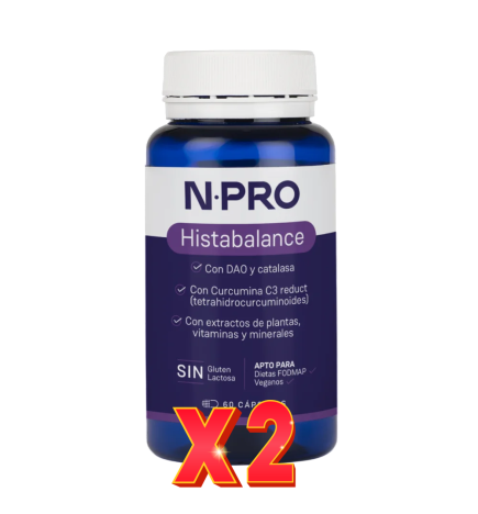 Pack de 2 unidades Npro Histabalance 60 Cápsulas Npro