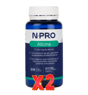 Pack de 2 unidades NPro Alicina 90 Cápsulas NPro