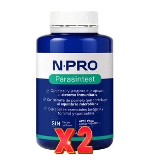 Pack de 2 unidades NPro Parasintest 90 Cápsulas NPro