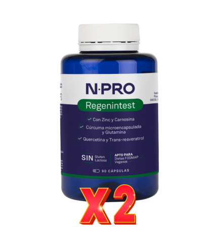 Pack de 2 unidades Npro Regenintest 90 Capsulas Npro